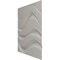 Ekena Millwork 19 5/8in. W x 19 5/8in. H Wave EnduraWall Decorative 3D Wall Panel Covers 2.67 Sq. Ft. WP20X20WVCGH - alternate 6